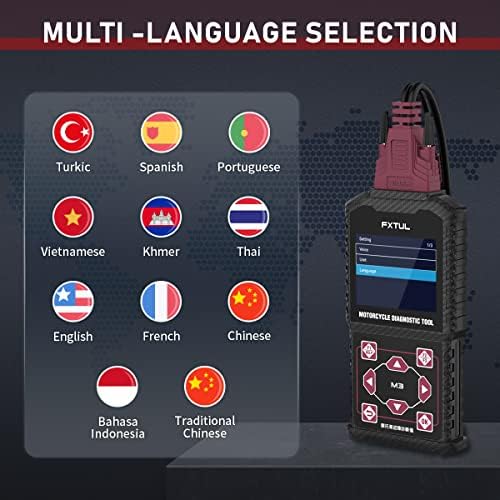 M3-C Motorcycle Diagnostic Tool for Suzuki Vespa Euro 5