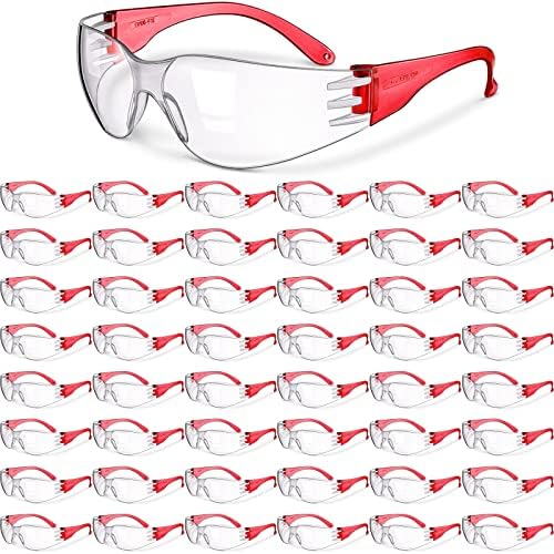 Weewooday 48 Pcs Safety Glasses Eye Protection Goggles