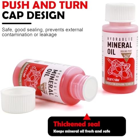 High Performance Mineral Oil Brake Fluid 120ml for Shimano, Tektro and TRP Hydraulic Disc Brakes
