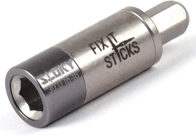 Fix It Sticks Field Hunting Outdoors Gun Maintenance Adjustable Fits 1/4in Bit T-Way Wrench Small Torque Limiter, 30 in-lb