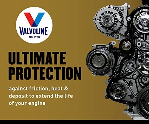 Valvoline Motor Oil, SAE 0W-20, 5 QT | Full Synthetic | Extended Protection | Pack of 2