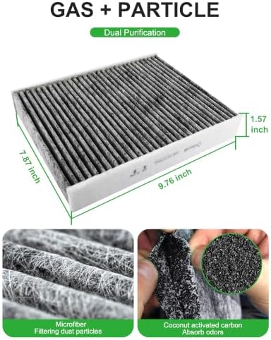 Engine & Cabin Air Filter Set for BMW 328i (2012-2016), 320i (2012-2018)