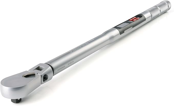 TEKTON 1/2 Inch Drive 90-Tooth Flex Head Dual-Direction Electronic Torque Wrench (30-300 ft-lb) | TRQ82123