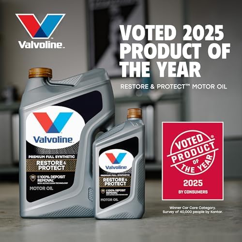 Valvoline Restore & Protect Full Synthetic 5W-30 Motor Oil 1 QT, Case of 6