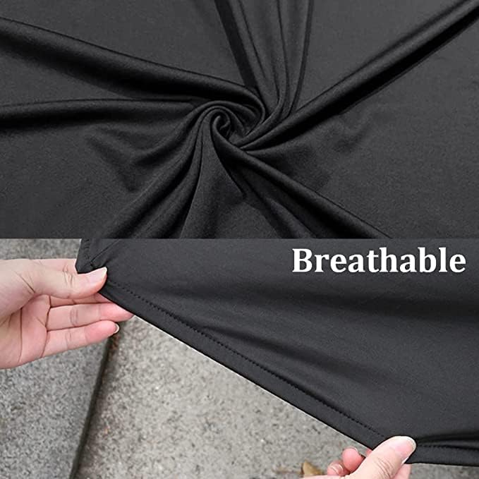 WinPower Indoor Sports Car Cover Stretch Dustproof Protection Full Car Cover for Underground Garage, Car Show, Black