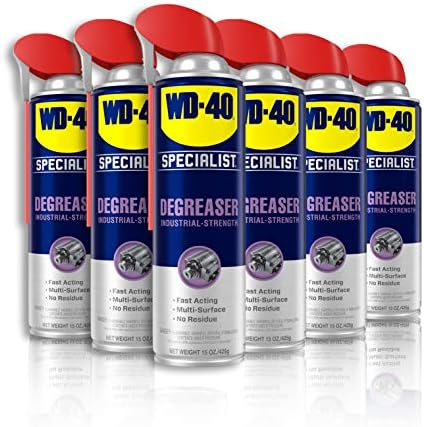 WD-40 Specialist Degreaser, Industrial-Strength, 15 OZ [6-Pack]