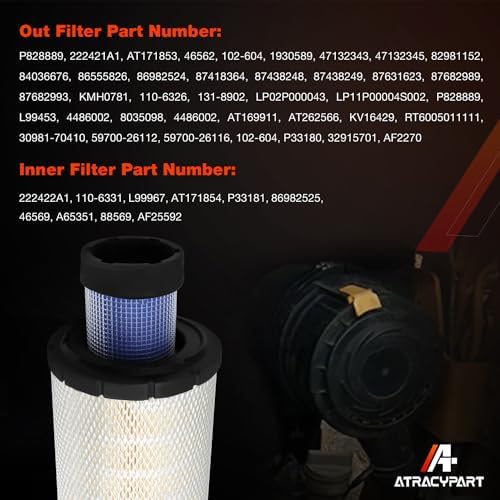 Air Filters Set 46562-46569 RS3544-RS3545 110-6331 AT171853-AT171854