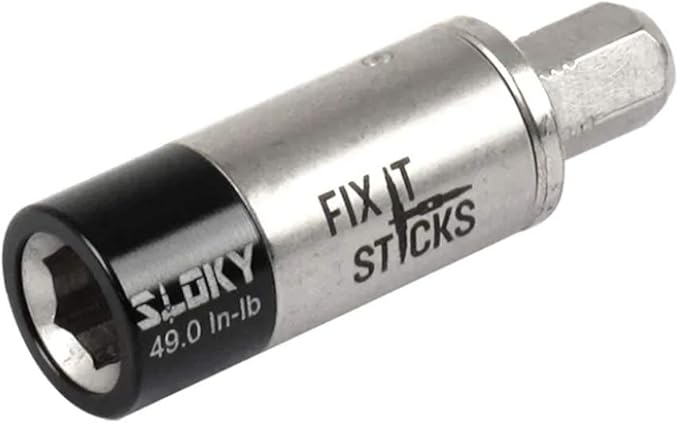 Fix It Sticks Field Hunting Outdoors Gun Maintenance Adjustable Fits 1/4in Bit T-Way Wrench Small Torque Limiter, 49 in-lb