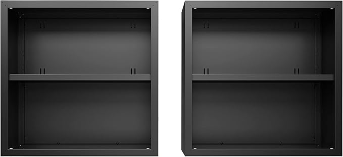 Manhattan Comfort Fortress Storage Units, Charcoal Gray