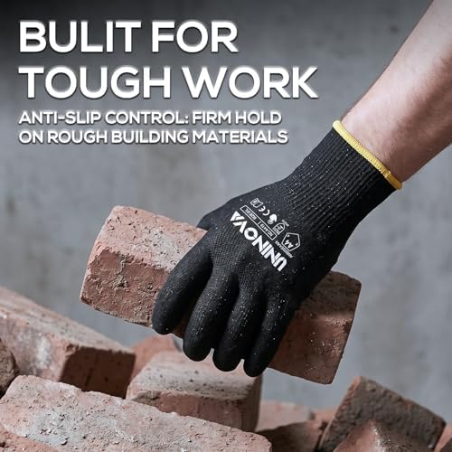 ANSI A4 Cut Resistant Gloves, Sandy Nitrile Coated, Anti Cut