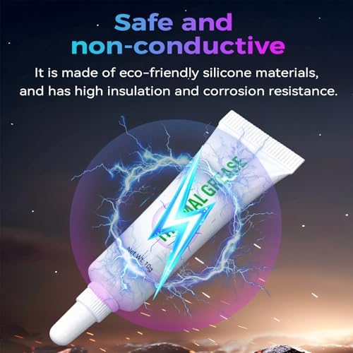 Creality Official 3D Printer High Thermal Grease, 350℃ High-Temperature Resistant Paste, Excellent Thermal Conductivity Grease for 3D Printer Hotend/Nozzle, Suitable for All 3D Printers (1PC)