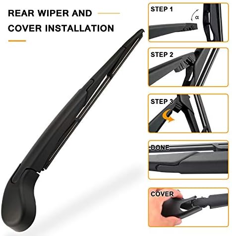 Rear Wiper Arm Blade Replacement for Ford Focus 2012-2018