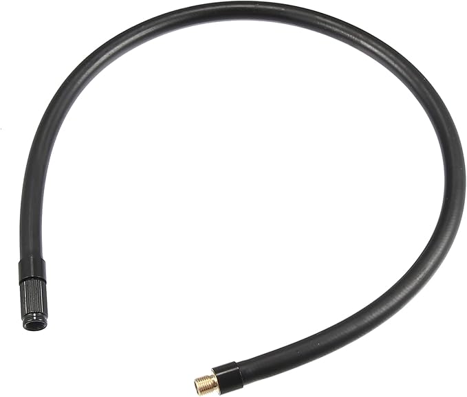 X AUTOHAUX 50cm Threaded Tire Inflator Extension Hose Chuck Adapter Air Pump Tube Tire Valve Connection Pipe for Car Truck Bike MTB Copper Rubber