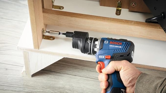 Bosch GSR12V-300FCB22 12V Max Drill/Driver with 5-In-1 Flexiclick® System with (2) 2.0 Ah Batteries