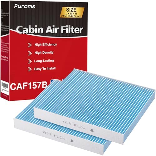 Puroma 2 Cabin Air Filter Multi-Layer for CP157 CF12157 Lexus Toyota Subaru