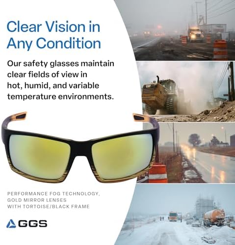GGS Sawfish Sunglasses with Anti-Fog, Scratch-Resistant Lenses