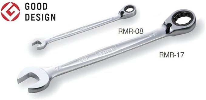TONE RMR700 13° Ratcheting Ring Wrench Set w/ Canvas Case.