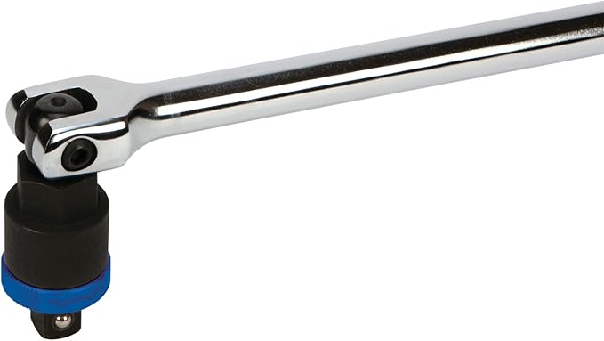 Performance Tool W32137 1/2-Inch Drive Ratcheting Breaker Bar Adapter - Converts Breaker Bar or Sliding T-Handle into Ratchet - Reversible Ratcheting Mechanism with Anodized Switch Collar