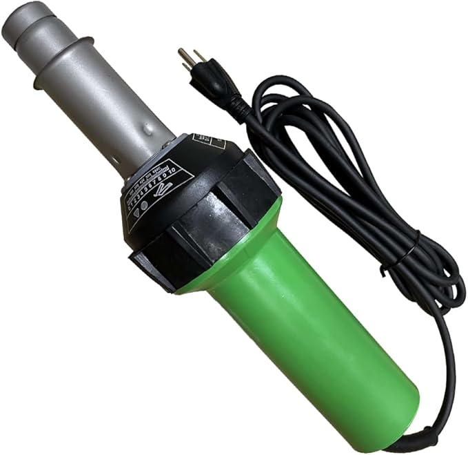 Beyondlife 1600W Plastic Welding Kit Hot Air Welder Heating Gun PVC Vinyl Rod Welding Hot Gas Pistol Tool, with Various Welding Nozzles, Handheld Floor Groover