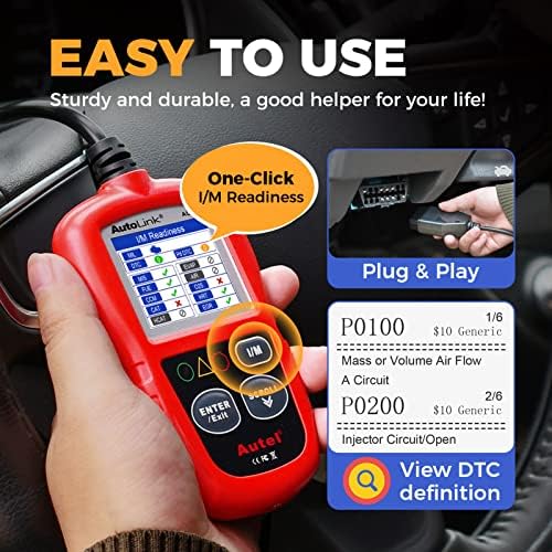 Autel AL319 Professional OBD2 Scanner, Enhanced Check Engine Code Reader