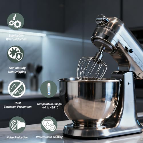 BTAS Food Safe Grease for Kitchenaid Stand Mixer Kit NLGI 2 5oz