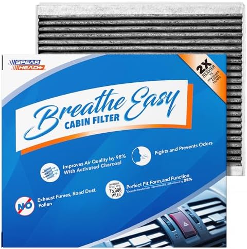 Spearhead Odor Defense Breathe Easy AC & Heater Cabin Air Filter (BE-728)