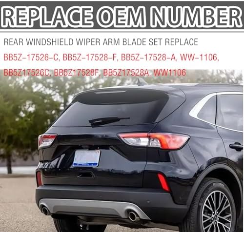 Car Rear Windshield Wiper Arm Kit, Rear Wiper Cover Accessories