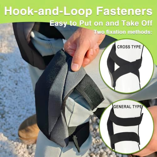 Garden Kneeling Pad and Knee Pads Women, Foam Padding Kneepads, Gray