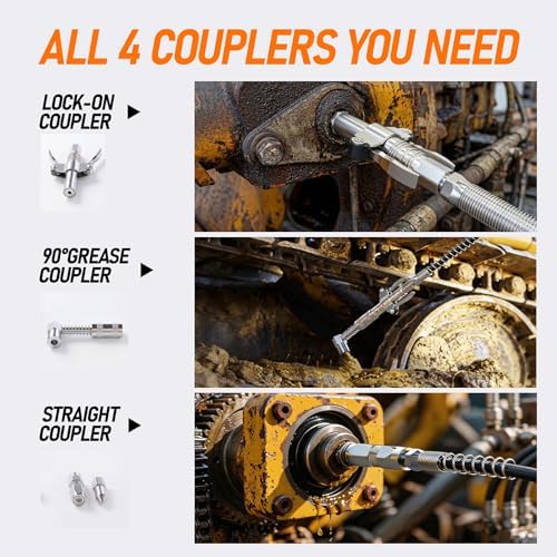 Cordless Grease Gun Compatible with DeWalt 20V MAX Battery(No Battery)