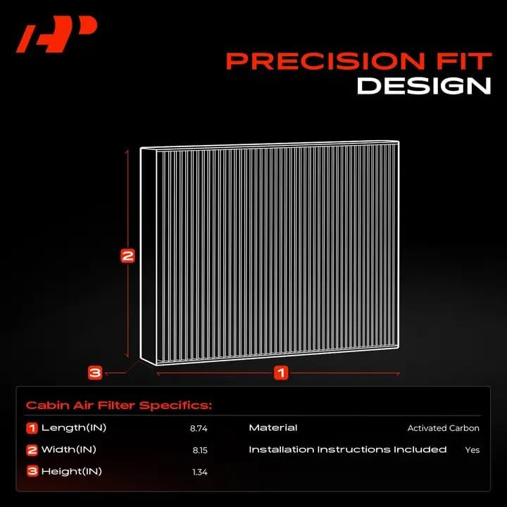 A-Premium Cabin Air Filter with Activated Carbon