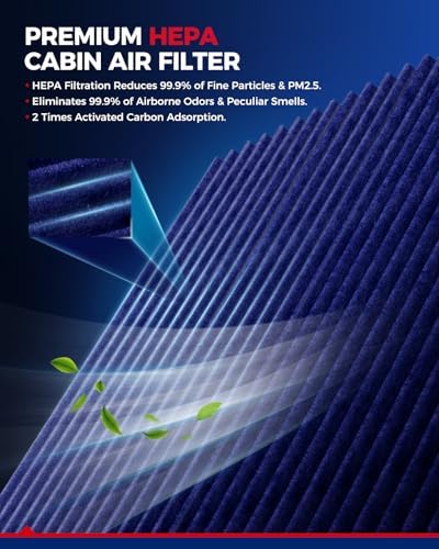 KAX CF10728 Premium HEPA Cabin Air Filter for Hyundai Elantra