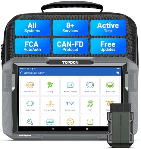 TOPDON AD900 Lite OBD2 Scanner, Bidirectional Scan Tool, 8" Large Screen
