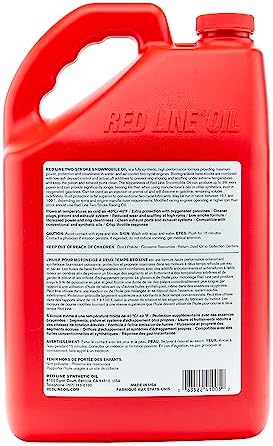 Red Line 41005 Snowmobile Oil Two-Stroke Synthetic - Gallon