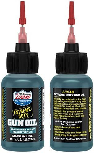 Lucas Extreme Duty 4oz Bore Solvent, Gun Oil, CLP & 1oz Needle Oiler, Grease Tube