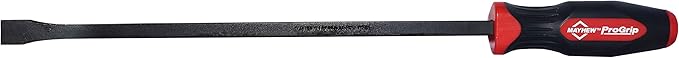 Mayhew Tools 40111 ProGrip Pry Bar, Red, 17" Curved