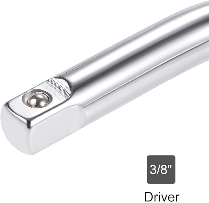 uxcell 3/8" Drive Socket Breaker l Shape Extension Bar Wrench, CR-V