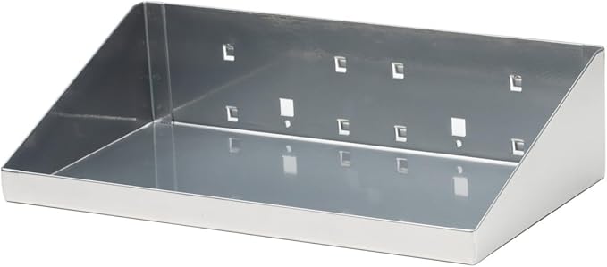 Triton Products LocBoard Shelf- 12inWx6inDx3inH Silver Model# 56126-SLV