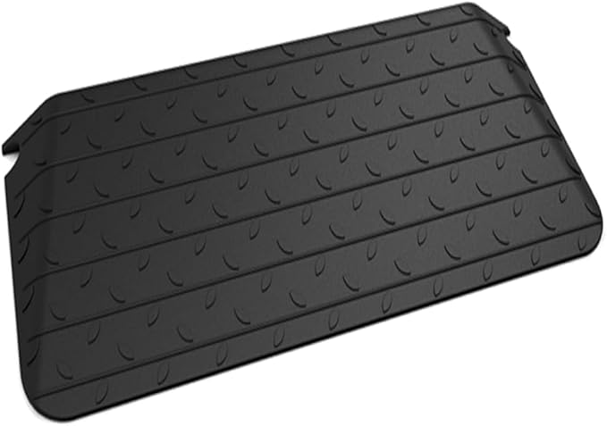 3.5" Rubber Threshold Ramp Wheelchair Ramp 5500 lbs Load Capacity Curb Ramps Anti-Slip Surface for Doorway Driveway Indoor Outdoor Use with 1 Channel Weighs 46.2lbs