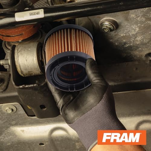 FRAM EG+ CH9018P 10K Mile Change Automotive Replacement Interval Cartridge Engine Oil Filter for Select Vehicle Model Years, Vehicle Engine Protection Oil Filter for Everyday Drivers