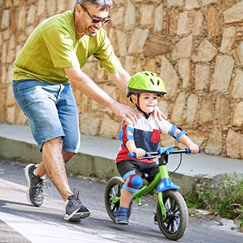 BOSONER Kids/Youth Knee Pad Elbow Pads for Roller Skates Cycling BMX Bike Skateboard Inline Rollerblading, Skating Skatings Scooter Riding Sports