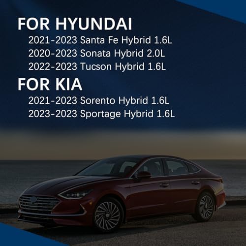 28113-L5100 Engine Air Filter for 2020-2023 Hyundai Santa Fe Hybrid,Sonata Hybrid,Tucson Hybrid,Kia Sorento Sportage(Hybrid Only)