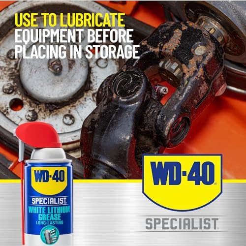 WD-40 Specialist® White Lithium Grease, New Bigger Can, 13.3 OZ [6-Pack]