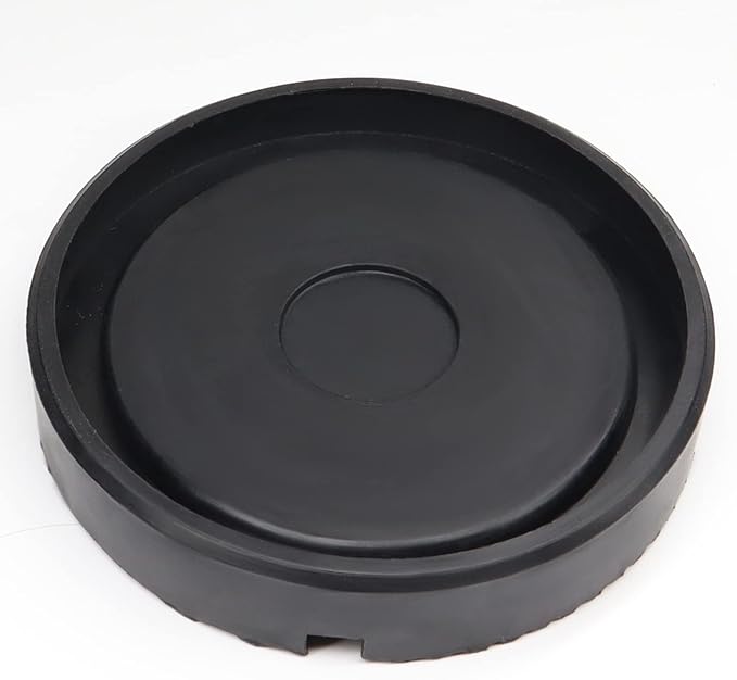 Universal Floor Slotted Car Rubber Jack Pad Frame Protector for Pinch Weld Side Lifting Disk Jacking Tool 24mmX125mmx125mm (2Pcs)