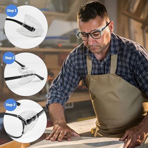 2/4/6/10 Pairs Safety Glasses Side Shields for Eye Protection (6)