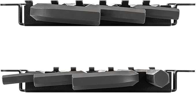 TEKTON Flat End Hex L-Key Set with Rack, 6-Piece (7/16-3/4 in.) | KLX92101