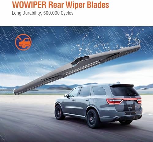 Rear Wiper Blade 12 inch (12-K), CLICK AND GO for Hyundai Tucson 2015 2014 2013 2012 2011 2010 /KIA Sportage 2015 2014 2013 2012 2011 Back Windshield Wiper Blade For My Car +More