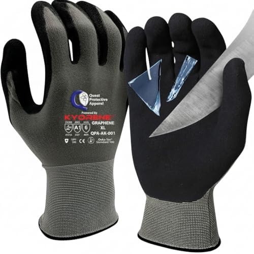 Quest Cut Resistant Work Gloves, ANSI A1, X-Large, Case of 72