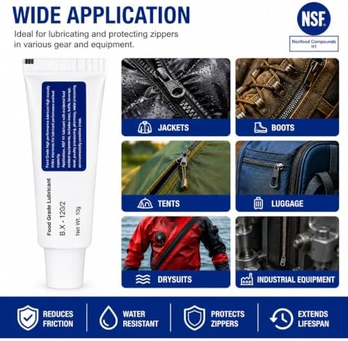 Multi-Purpose Food Grade Lubricant, 2 Pack 0.35oz Tube