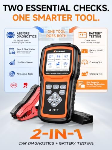 NT630 Plus Upgraded, FOXWELL NT630PRO OBD2 Scanner ABS SRS Battery Tester