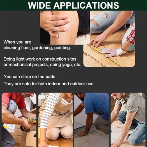 SUJAYU Gardening Knee Pads for Women, Soft Foam Knee Pads for Men Construction, Work Knee Pad for Women Men, Rodilleras Para Roofing Rodilleras Para Trabajo (Green)